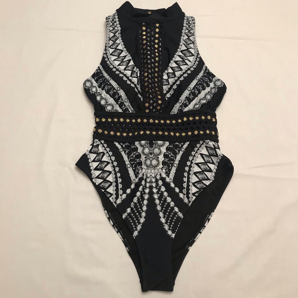New Resort One Piece Swimsuit, Size 4, River Island, Women's Swim, Bathing suit